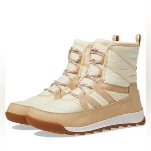 SOREL Women's Honey White Whitney II Plus Lace Waterproof Boots—10